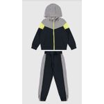Conjunto Infantil Menino Jaqueta E Calça Em Malha Esportiva Malwee Kids