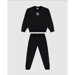 Conjunto Infantil Menino Blusão Estampa Aveludada Em Moletom Malwee Kids
