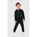 Conjunto Infantil Menino Calça Jogger Em Moletom Flanelado Malwee Kids