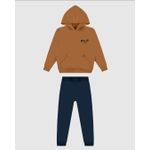 Conjunto Infantil Menino Calça Jogger Em Moletom Flanelado Malwee Kids