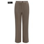 Lunender Mais Mulher - Calça Flare com Bolsos em Malha Crepe 