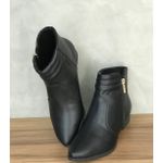 Bota Via Uno Cano Baixo 217049 Preta