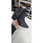 Bota Via Uno Cano Médio Preta