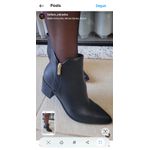 Bota Via Uno Bico Fino Preta