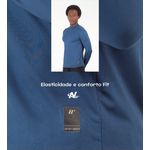 Camiseta Térmica Ninety Azul