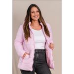Jaqueta Puff Mosaico Rosa