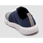 Tênis infantil casual com faixas azul | Molekinho2838 206