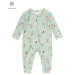 Macacão bebê unissex de bichinhos Brandili Baby