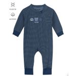 Macacão moletinho bebê unissex de ursinho Brandili Baby