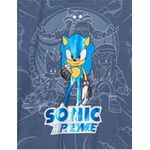 Camiseta Brandili Manga Longa Sonic Masculina - Azul