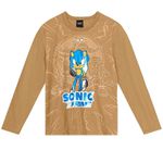 Camiseta infantil menino Sonic Brandili 55821