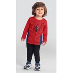 Camiseta infantil menino do Homem-Aranha em gel Brandili