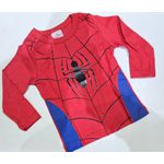 Camiseta infantil menino do Homem-Aranha em gel Brandili