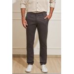 Calça Masculina Sarja Bolso Faca - Chumbo