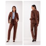 Calça Lunender Café forrada