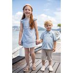 Conjunto Menino Camisa Xadrez + Bermuda Verão Paraiso