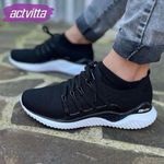 Tenis Feminino Actvitta Tecido Malha Knit Respiravel 4802237