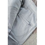 Calça Masculina Sarja Cinza Claro