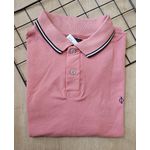 Camisa Polo Masculina Plus Size Diametro Rosa