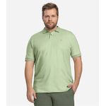 Polo Masculina Plus Size Cotton Leve Diametro Verde