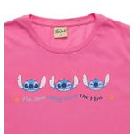 Blusa Infantil Stitch Rosa Chiclete Fakini