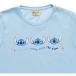 Blusa Infantil Stitch Azul Harmonia Fakini