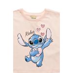 Blusa Infantil Stitch Rosa Fakini