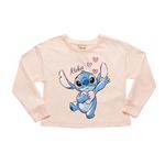 Blusa Infantil Stitch Rosa Fakini