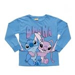 Blusa Infantil Stitch Azul Hortênsia Fakini