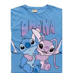 Blusa Infantil Stitch Azul Hortênsia Fakini