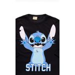 Blusa Infantil Stitch Preta Fakini