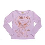 36% OFFBlusa Infantil Stitch Lilas Fakini