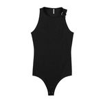 Body Feminino Malha Gloss Com Argola Marialícia