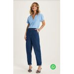 Blusa Feminina Texturizada Decote V Marialícia 