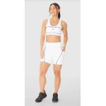 Shorts Justo Feminino Filete Contraste Em Malha Dry E Proteção UV50+ - ENFIM