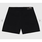 Shorts Feminino Cintura Alta Lateral Desfiada Em Jeans 100% Algodão - ENFIM