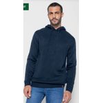 Blusão Masculino Capuz E Bolso Lateral Em Tricô - ENFIM