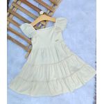 Vestido Infantil Off Whitte Renda Colorittá