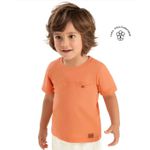 Conjunto Infantil Menino Curto Com Bolso Colorittá Laranja