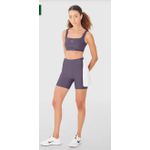 Shorts Justo Feminino Recorte No Cós Em Malha Dry E Proteção UV50+ - ENFIM