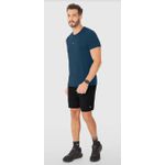 Camiseta Masculina Slim Com Recorte Em Malha Dry E Proteção UV50+ - ENFIM