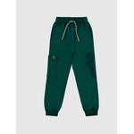 Calça Jogger Com Bolso- Verde Escuro- Carinhoso