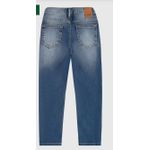 Calça Infantil Menina Mom Cós Ajustável Em Jeans Moletom Malwee Kids