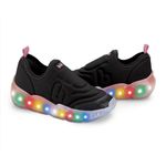 Tênis Casual Bibi Led Infantil Preto