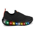 Calçados Bibi - Tênis Infantil de Luz Bibi Roller Celebration 3.0 Preto Preto