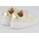 Tênis Klin Sky Infantil Off White e Dourado