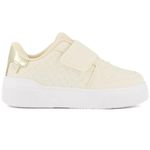 Tênis Klin Sky Infantil Off White e Dourado
