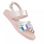 SANDALIA LOLINHA ROSA CLARO METALIZADO/HOLOGRAFICO KLIN