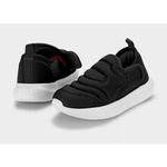 Tênis Infantil Bibi Flash Menino Preto e Branco