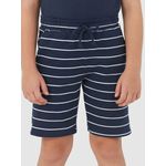 Bermuda Infantil Menino Listrada Em Moletom Malwee Kids